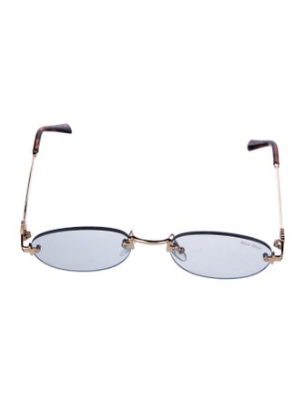 Miu Miu Round Tinted Sunglasses