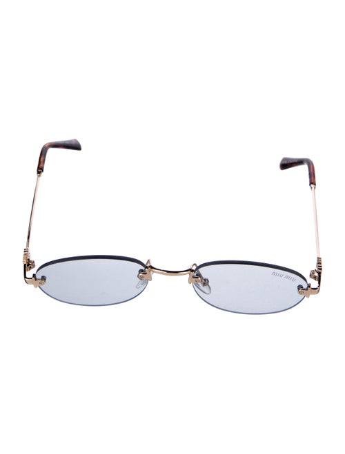 Miu Miu Round Tinted Sunglasses