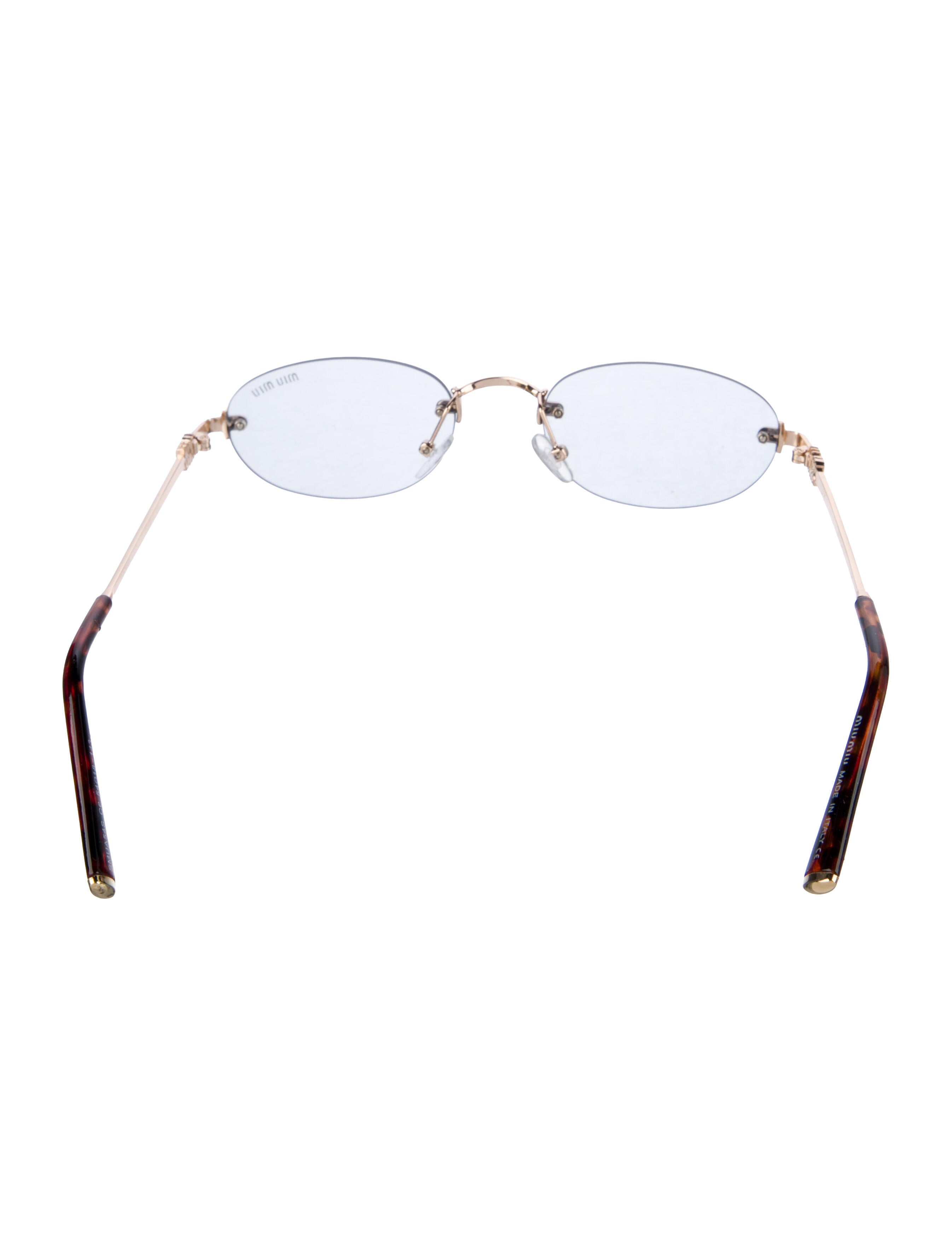 Miu Miu Round Tinted Sunglasses