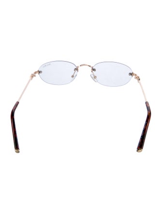 Miu Miu Round Tinted Sunglasses