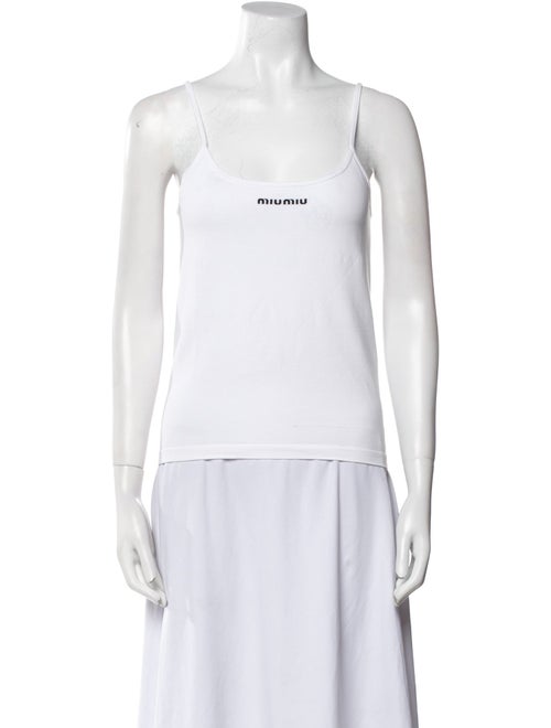 Miu Miu 2025 Scoop Neck Top