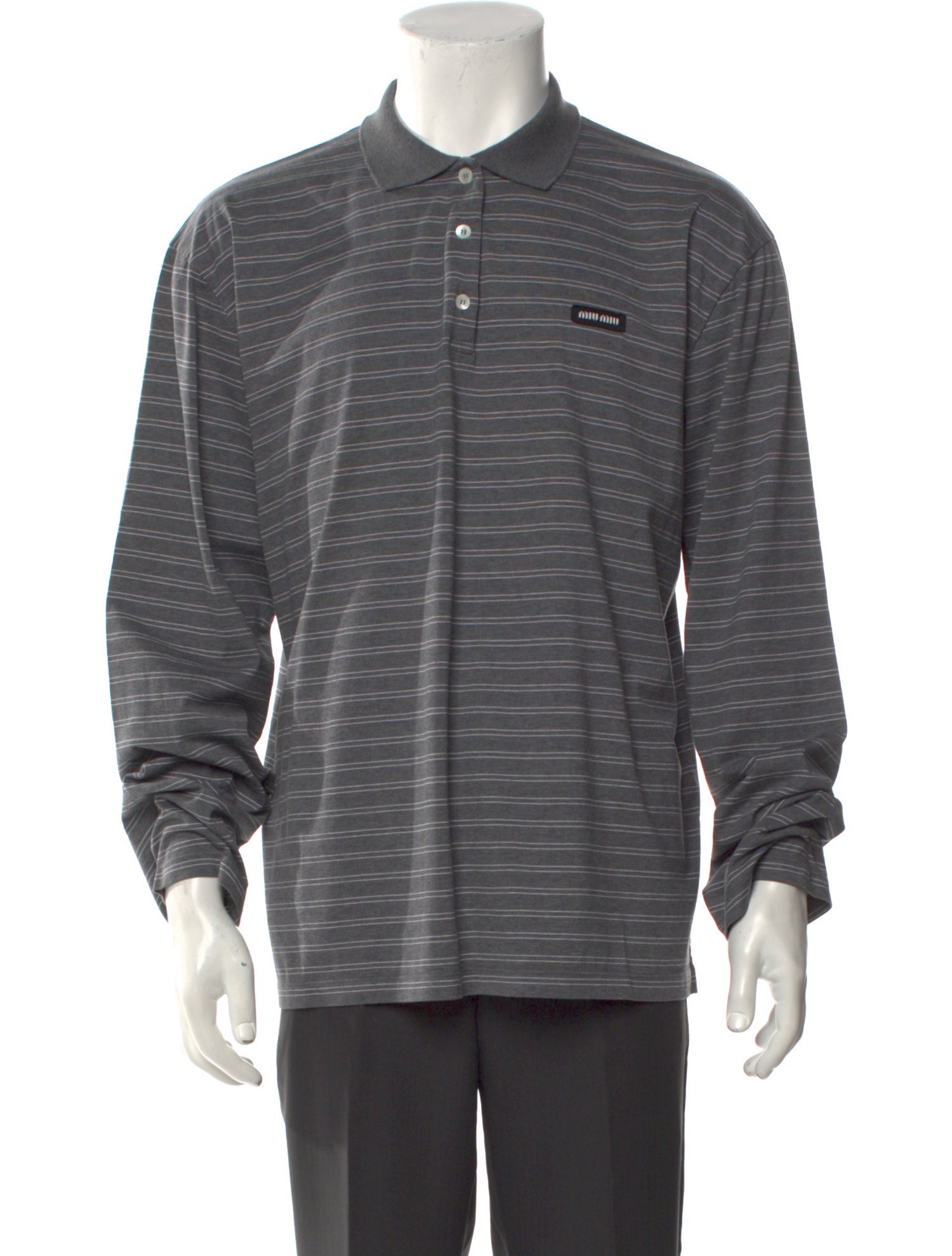 Miu Miu 2025 Signature Logo Polo Shirt