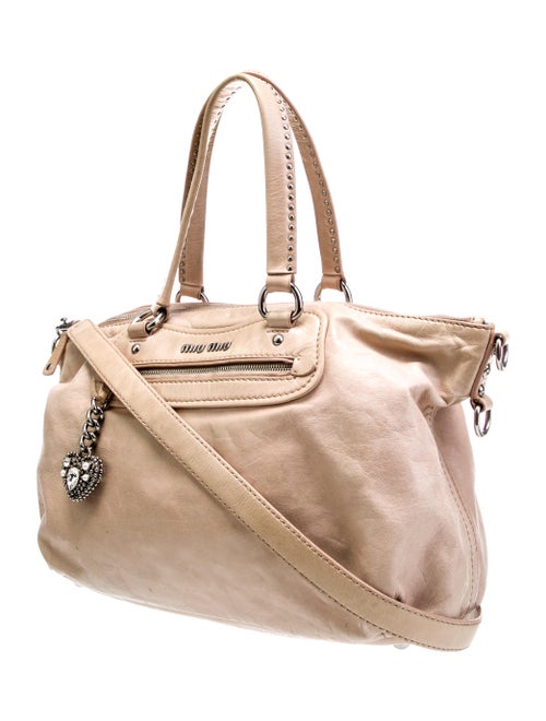 Miu Miu Leather Heart Charm