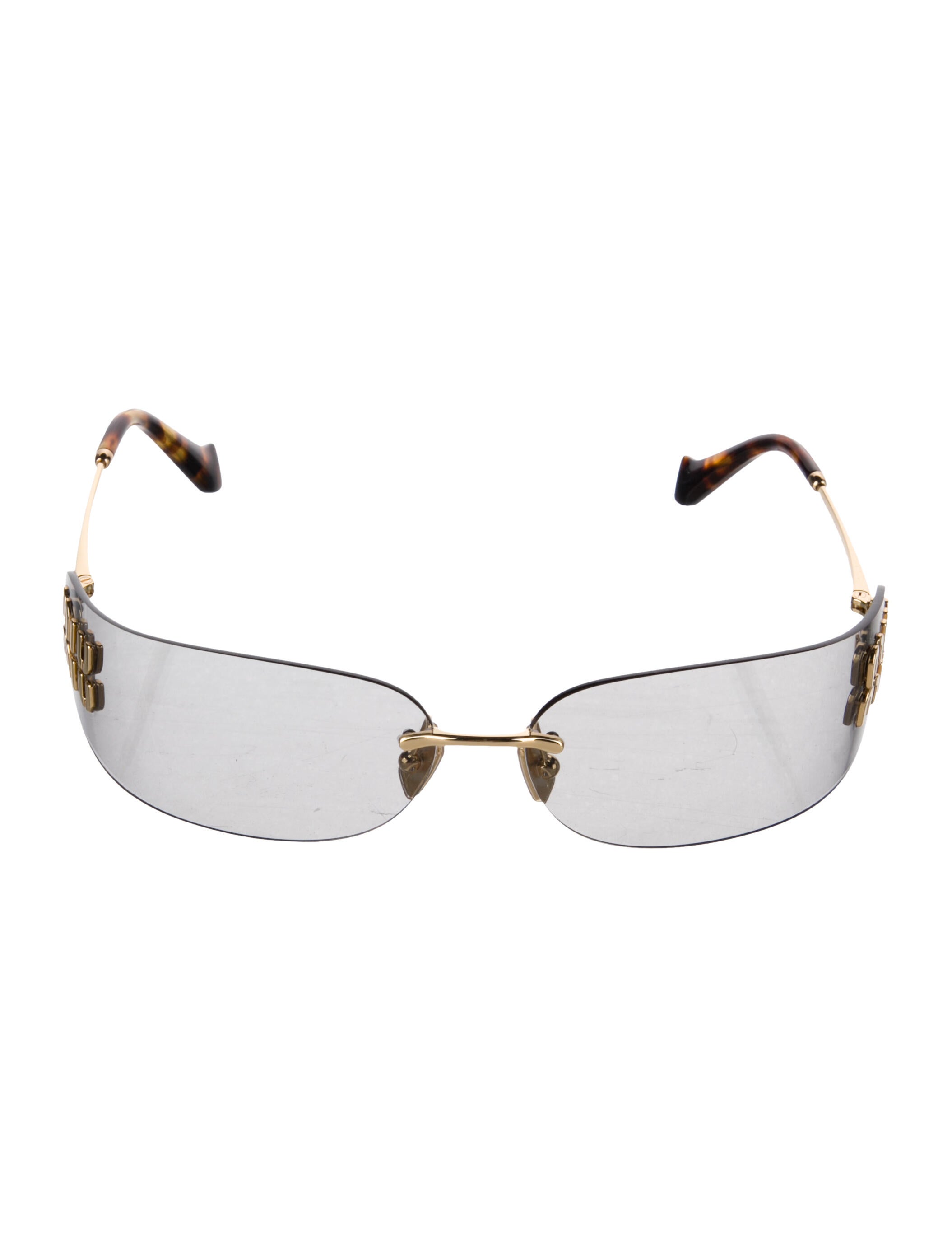 Miu Miu Square Mirrored Sunglasses w/ Tags