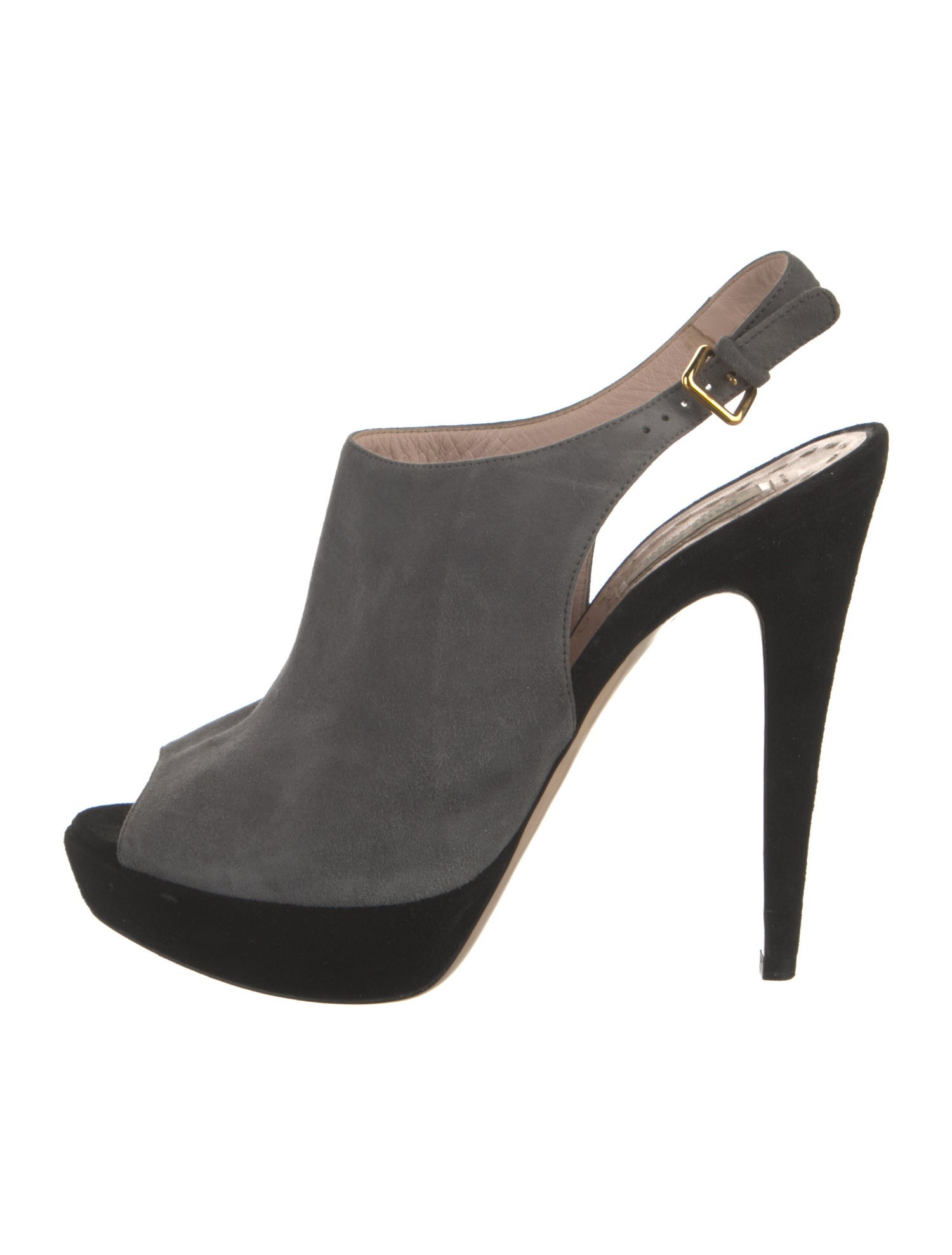 Miu Miu Suede Slingback Pumps