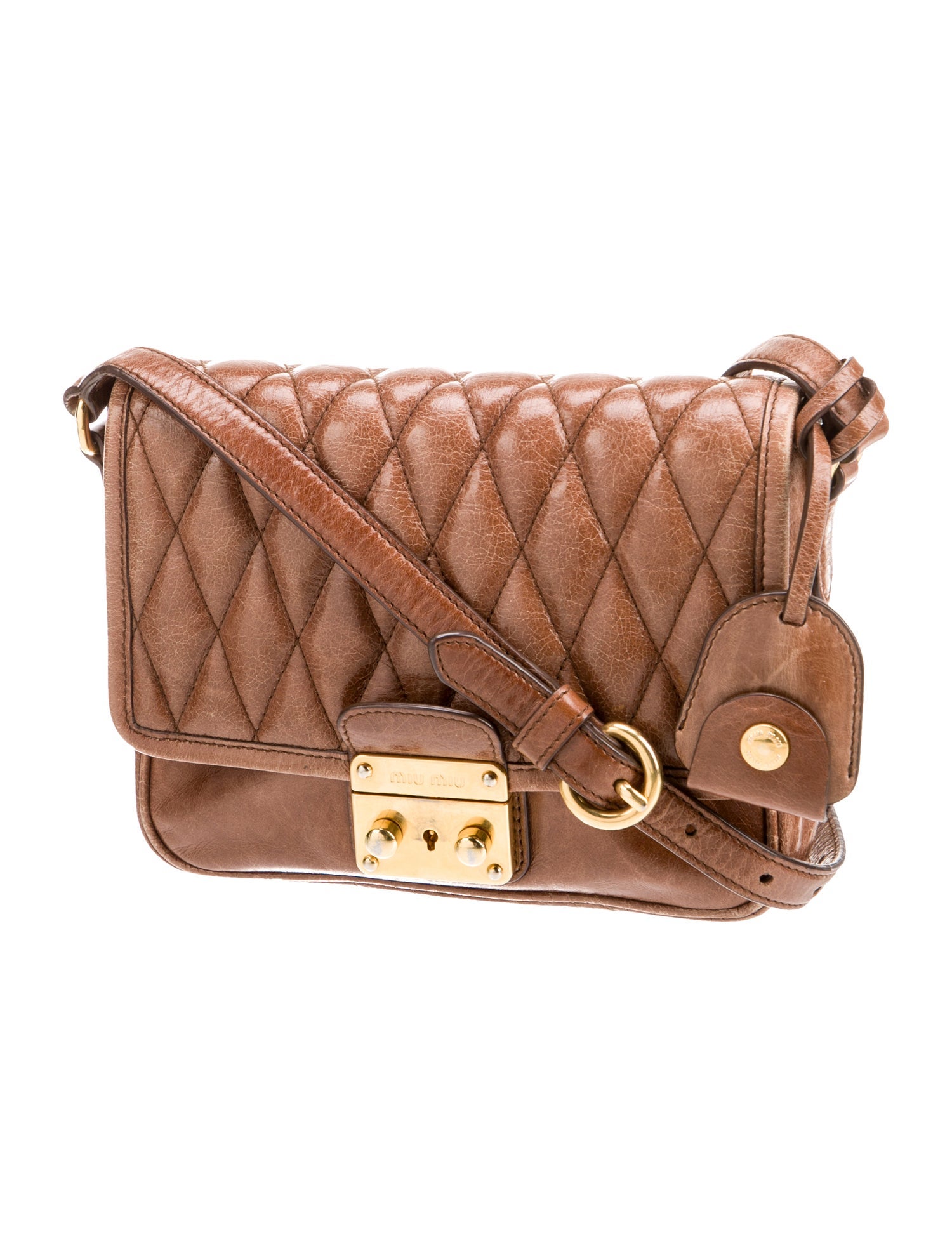 Miu Miu Leather Crossbody Bag