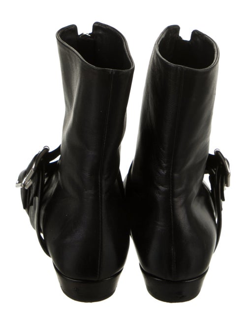 Miu Miu Leather Combat Boots