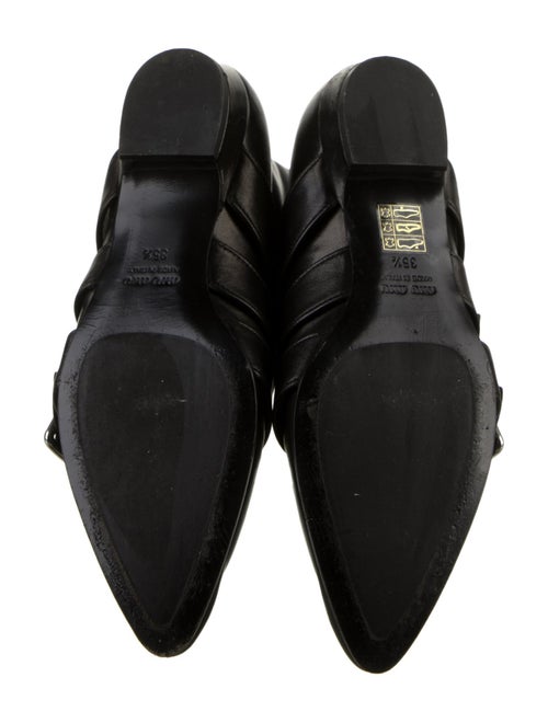 Miu Miu Leather Combat Boots