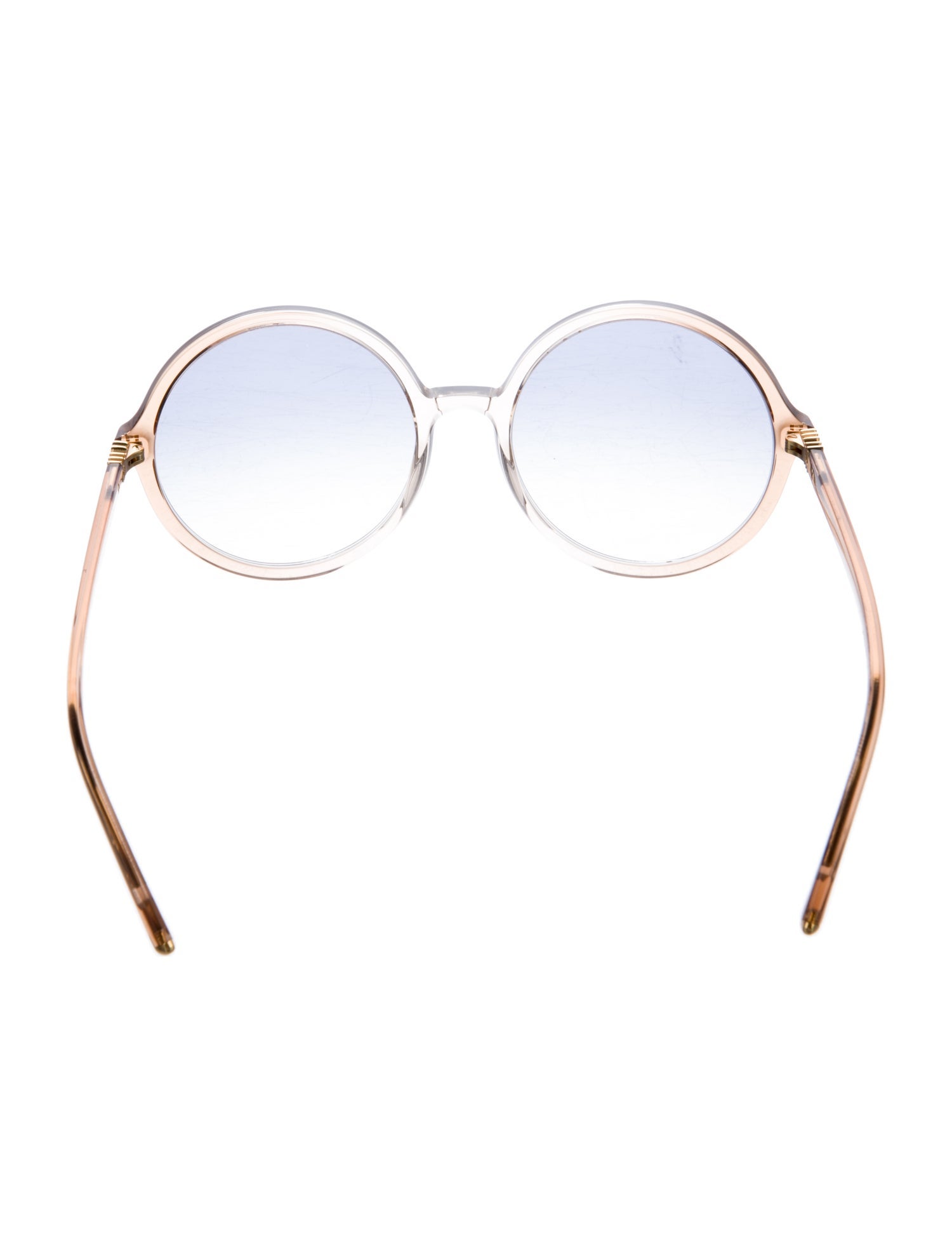 Miu Miu Round Gradient Sunglasses