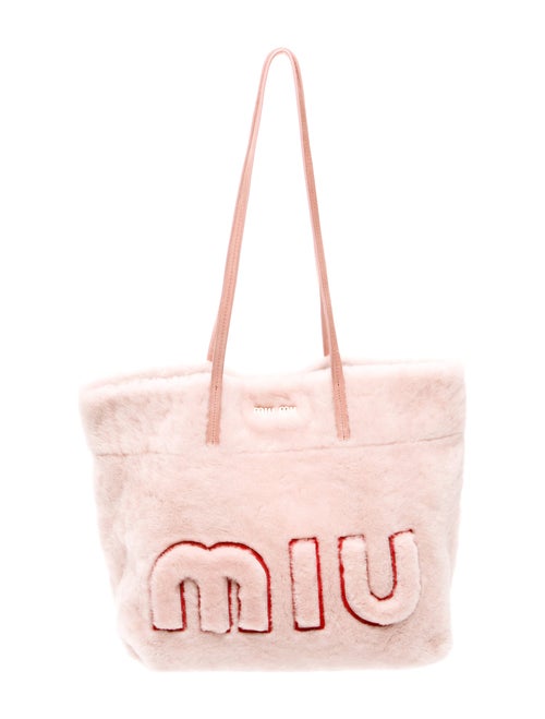 Miu Miu Shearling Shoulder Bag