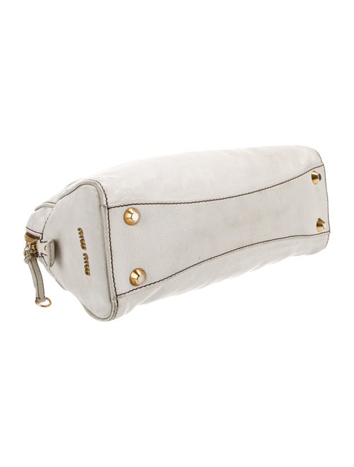 Miu Miu Leather Top Handle Bag