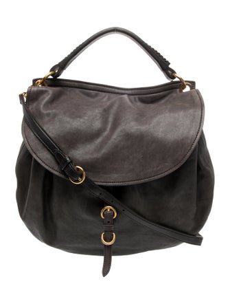 Miu Miu Leather Aviator w/ Strap