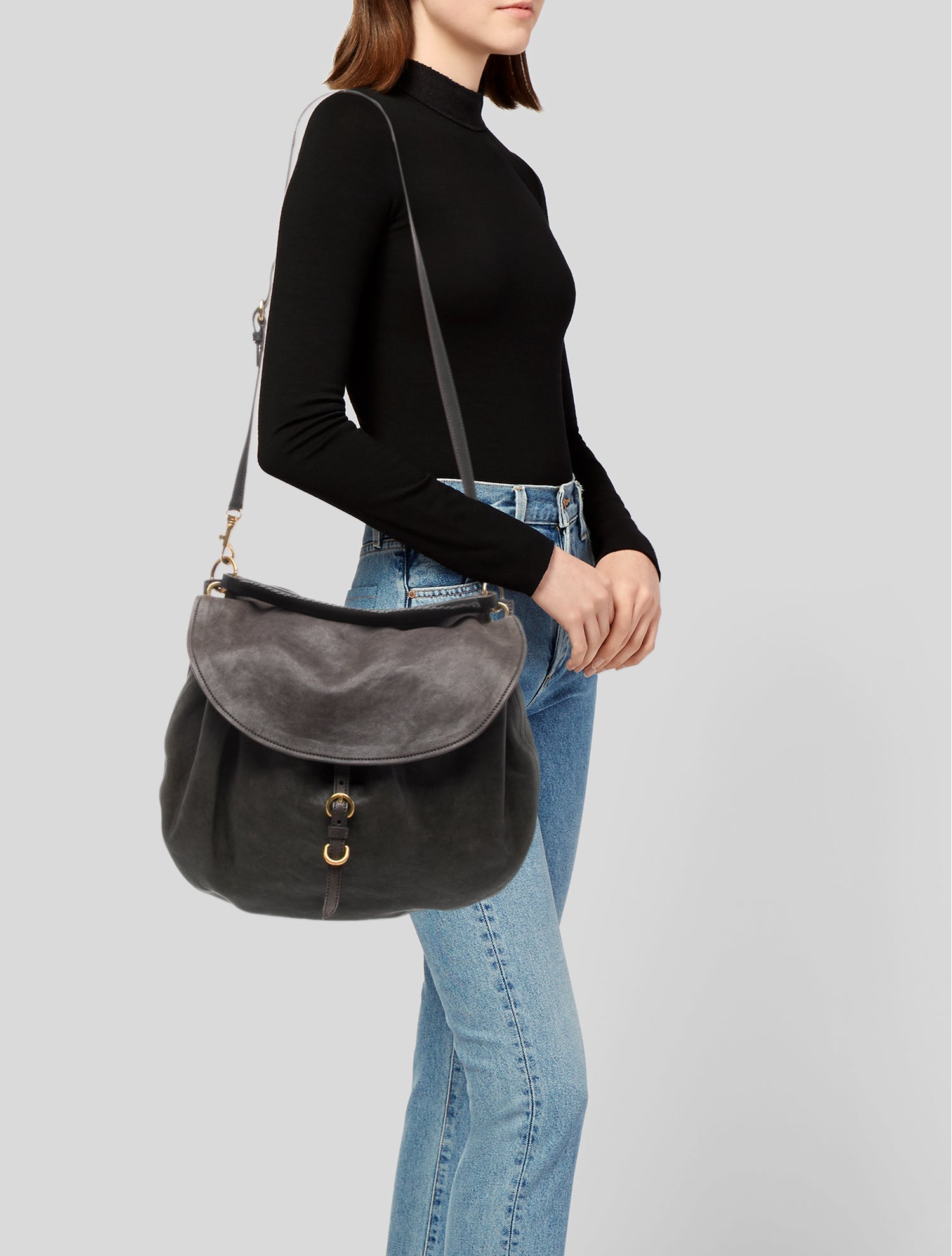 Miu Miu Leather Aviator w/ Strap