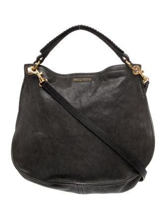 Miu Miu Leather Aviator w/ Strap