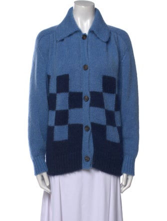 Miu Miu 2020 Colorblock Pattern Sweater