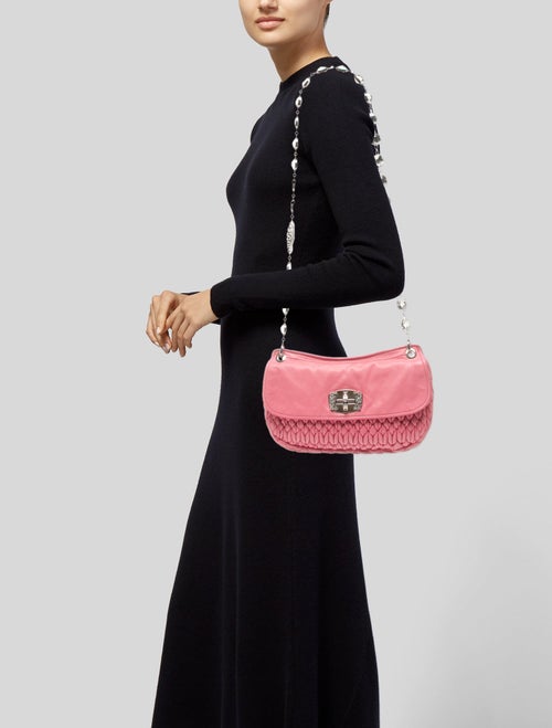 Miu Miu Leather Shoulder Bag