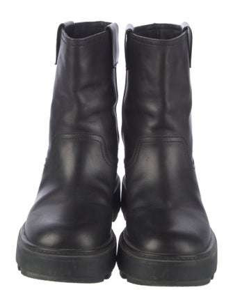 Miu Miu Leather Moto Boots