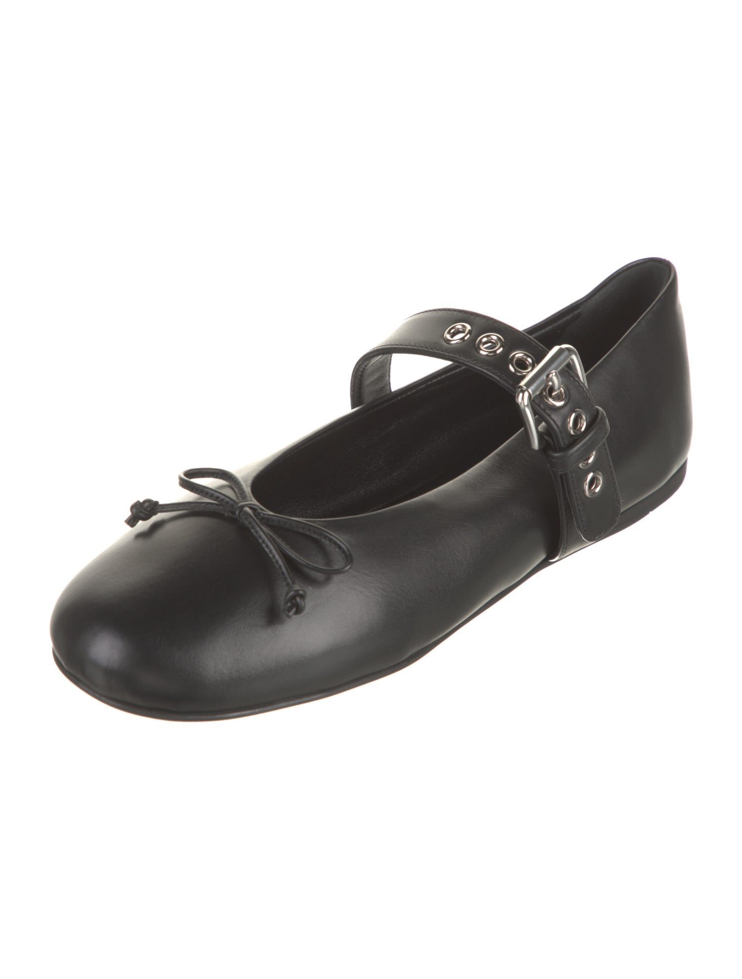Miu Miu Leather Mary Jane Flats w/ Tags