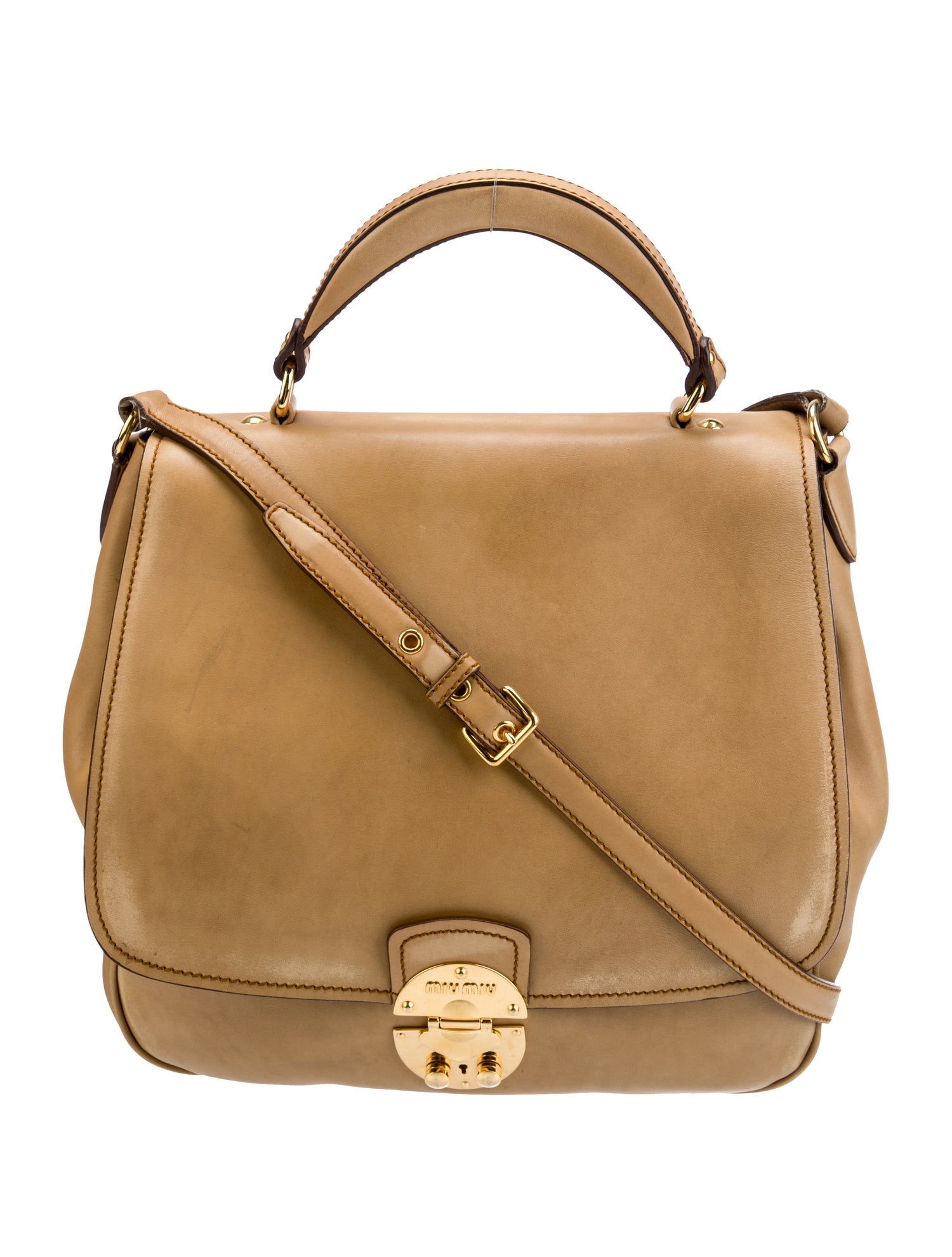 Miu Miu Leather Shoulder Bag