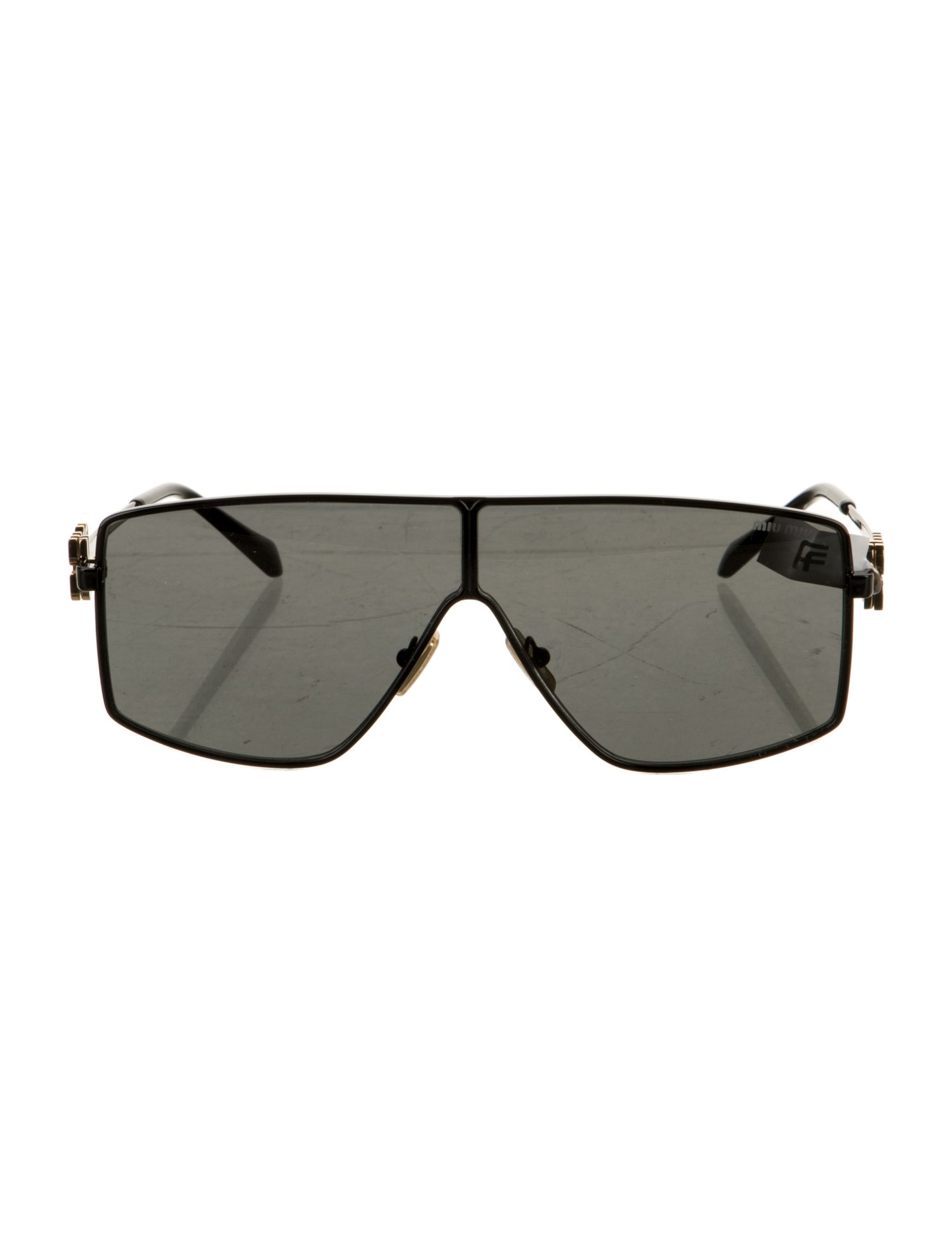 Miu Miu Shield Tinted Sunglasses