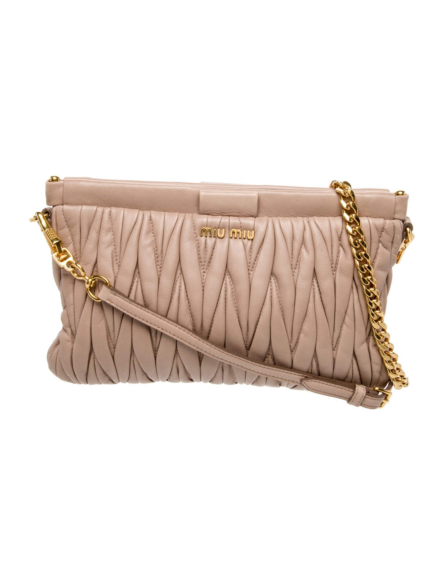 Miu Miu Leather Crossbody Bag