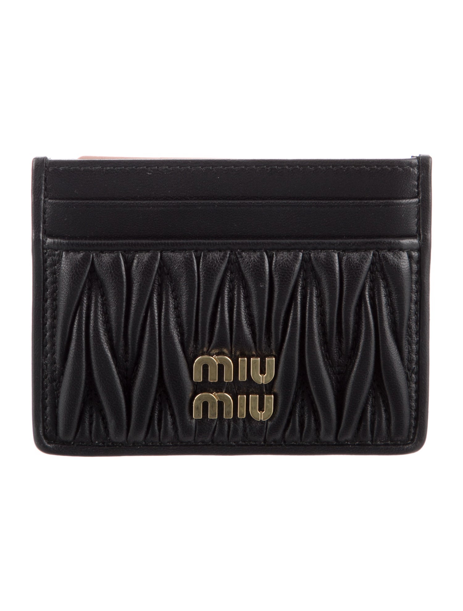 Miu Miu Leather Printed Wallet