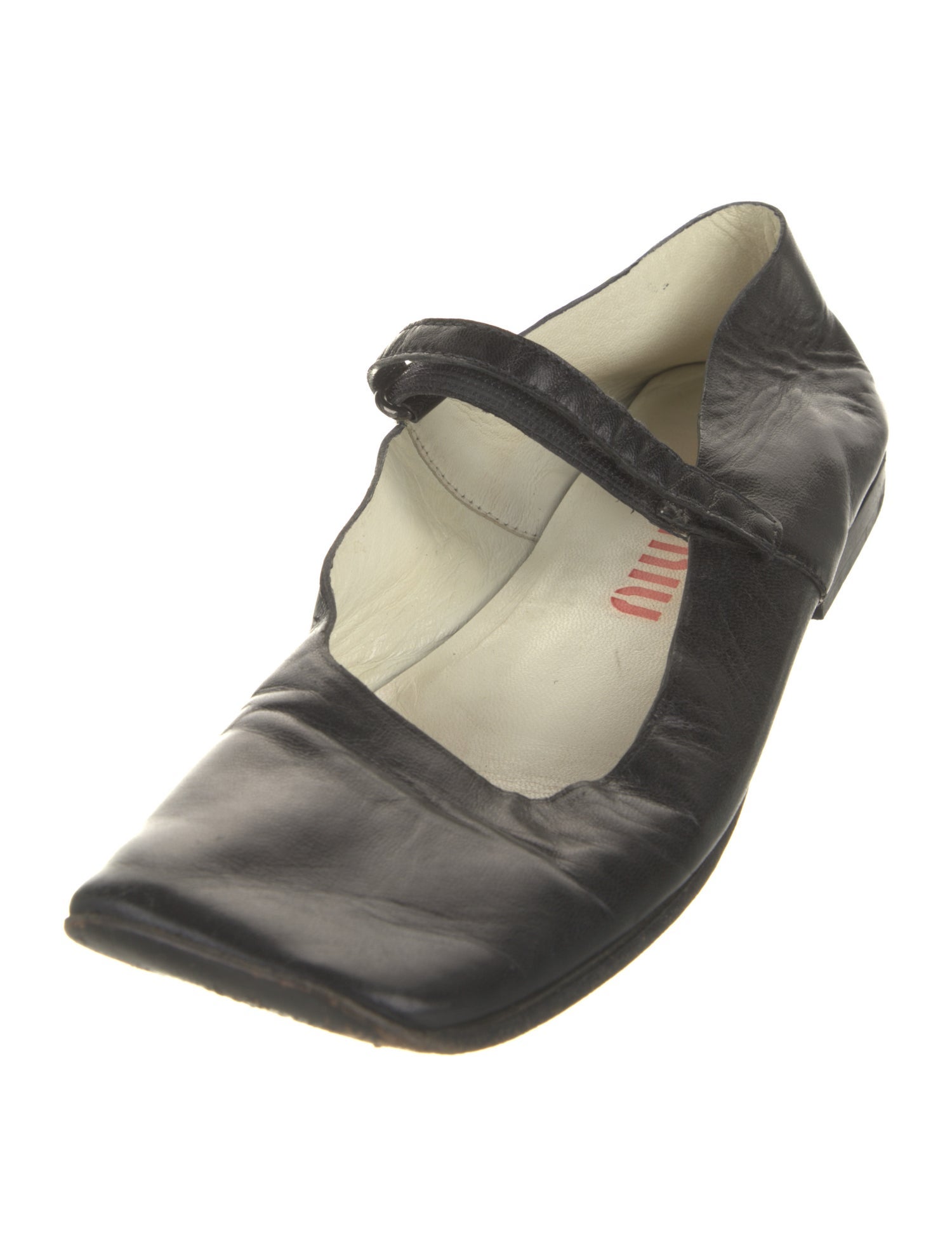 Miu Miu Vintage Leather Mary Jane Flats