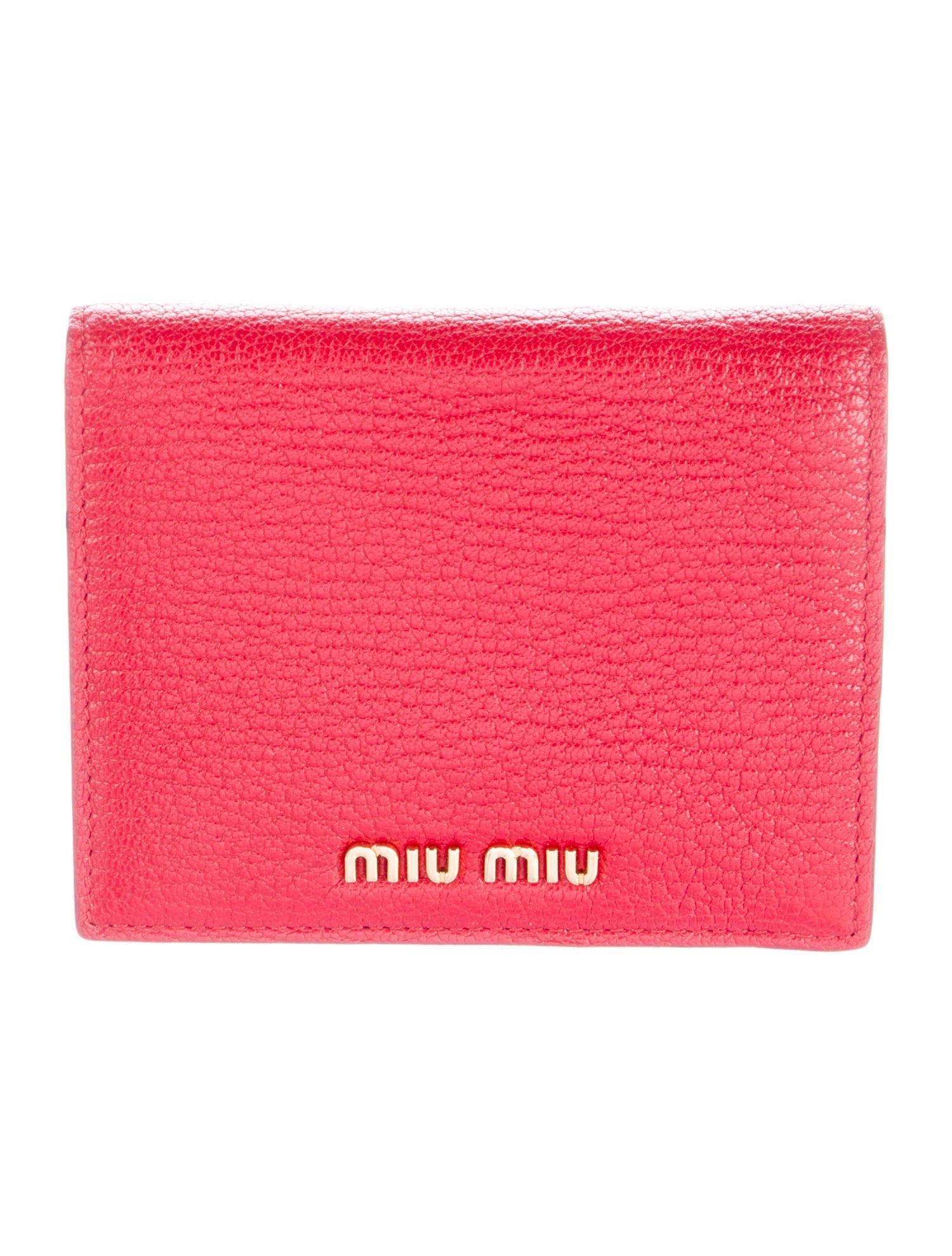 Miu Miu 2010's Madras Color Compact Wallet