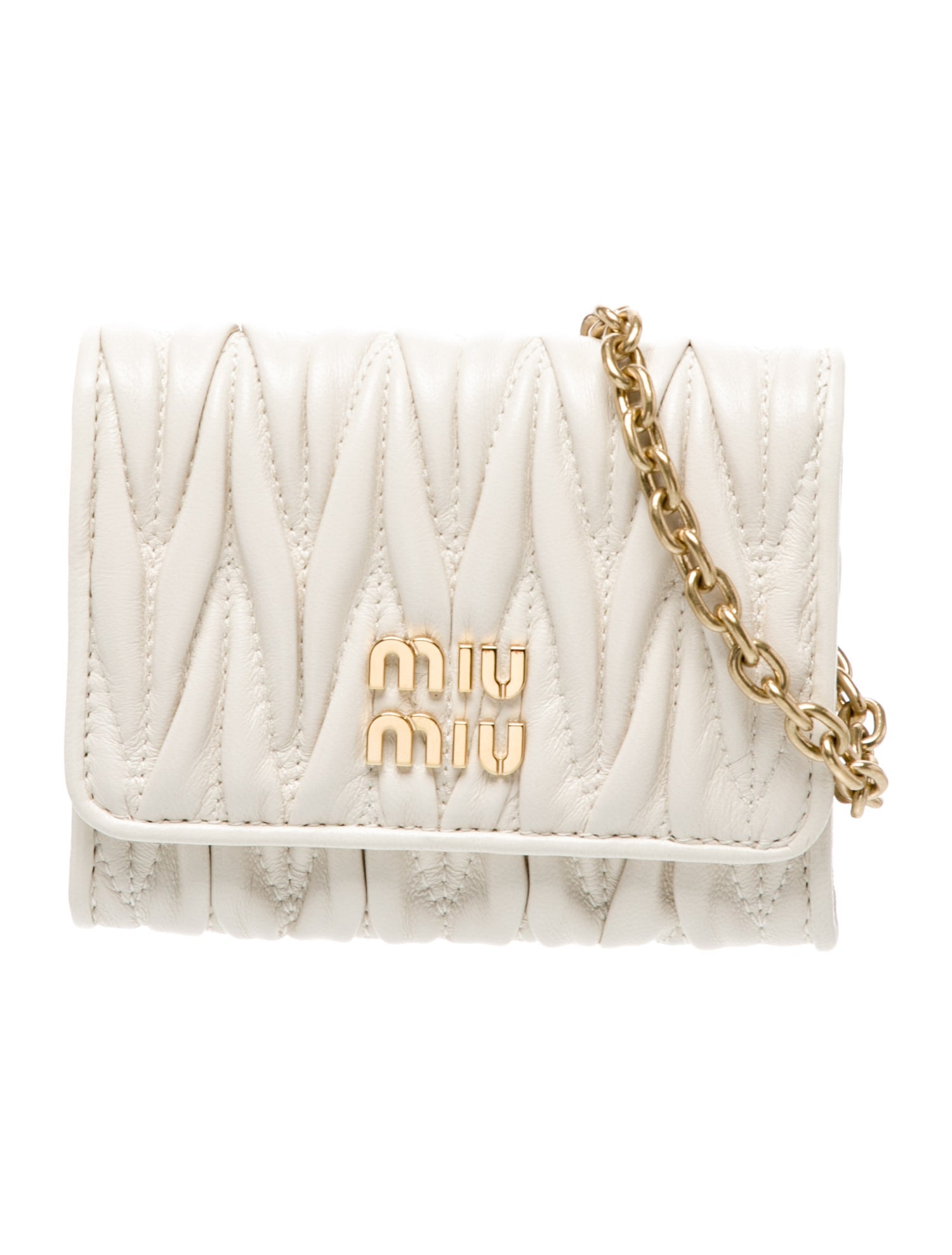 Miu Miu Leather Evening Bag Micro