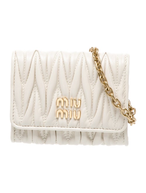Miu Miu Leather Evening Bag Micro