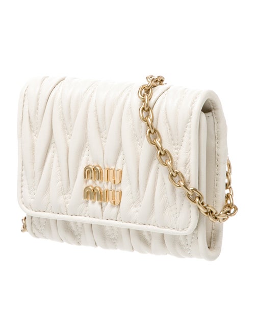 Miu Miu Leather Evening Bag Micro
