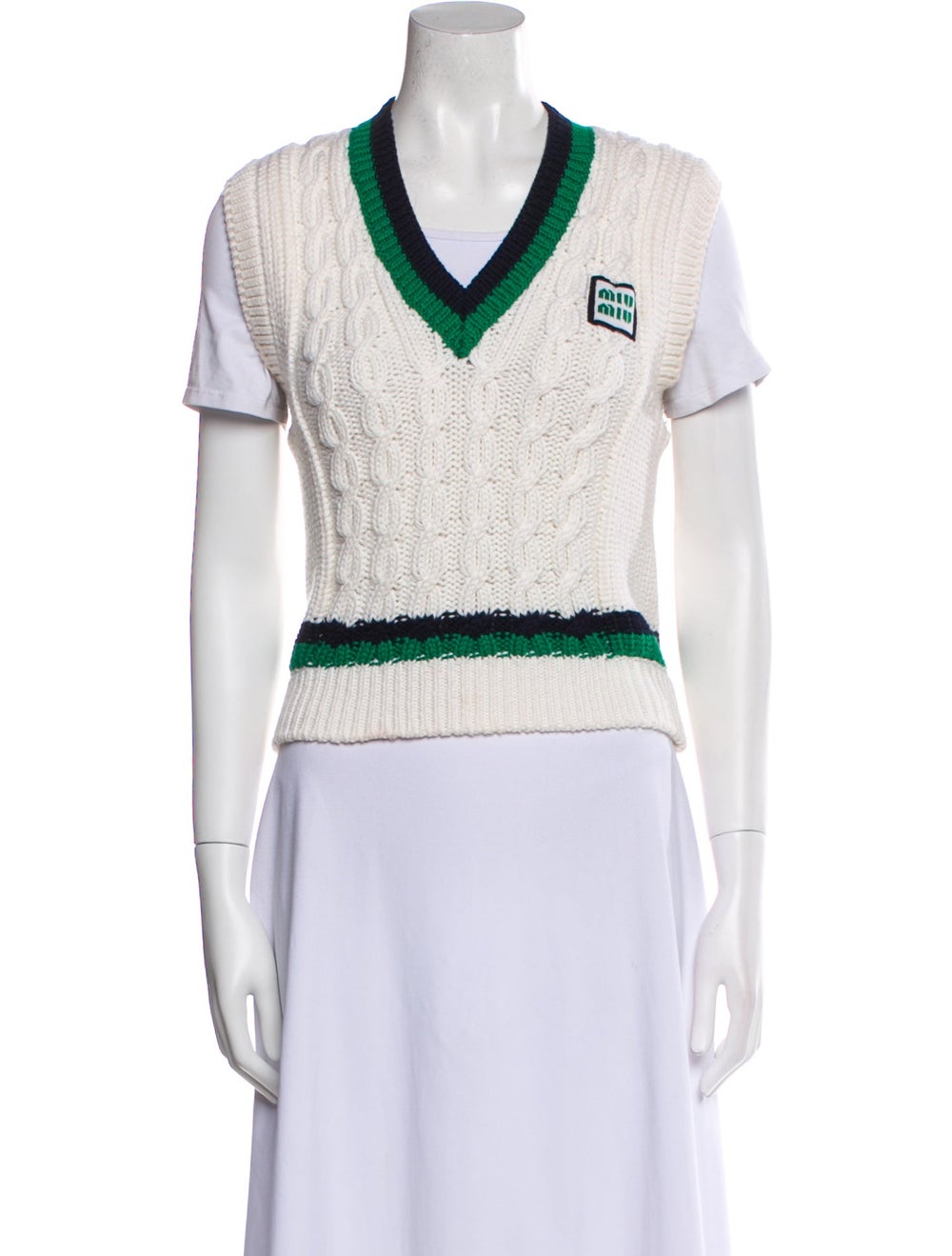 Miu Miu Cropped Sweater From the Fall/Winter 2022… - image 1