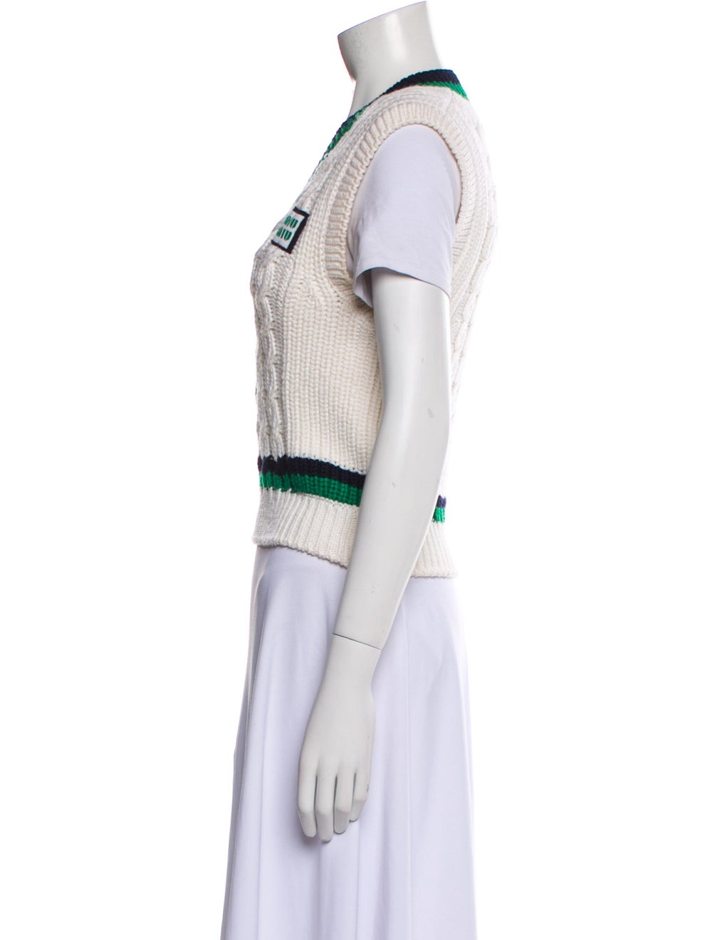 Miu Miu Cropped Sweater From the Fall/Winter 2022… - image 2