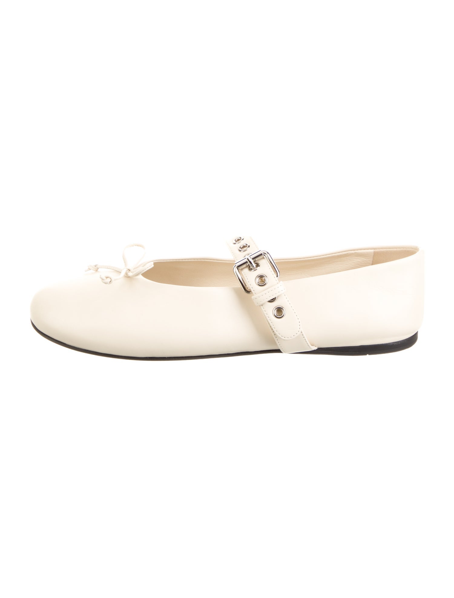 Miu Miu Leather Mary Jane Flats