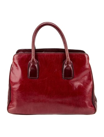 Miu Miu Patent Leather Top Handle Bag