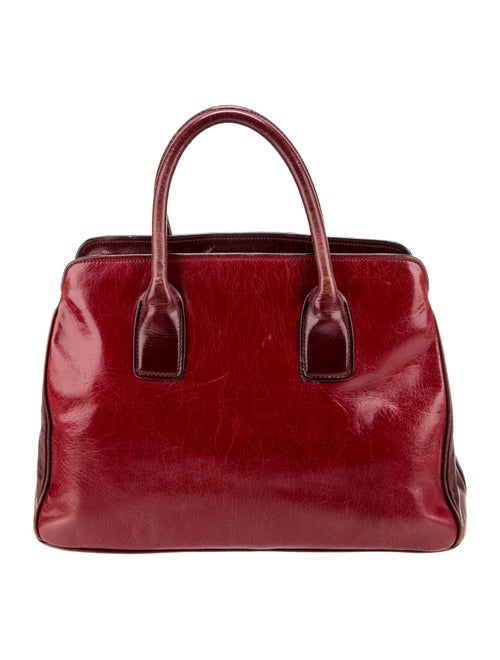Miu Miu Patent Leather Top Handle Bag