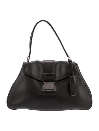 Miu Miu Leather Top Handle Bag