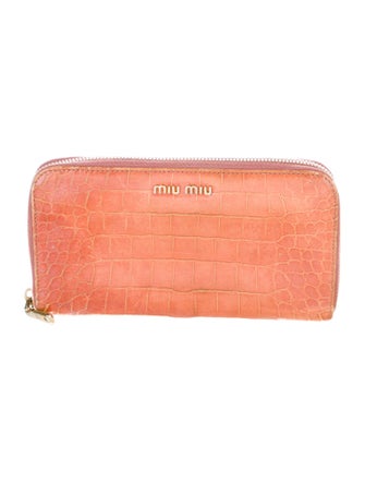Miu Miu Leather Continental Wallet