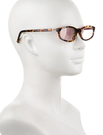 Miu Miu Square Mirrored Sunglasses