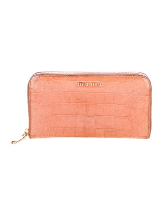 Miu Miu Leather Continental Wallet