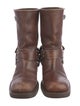 Miu Miu Leather Moto Boots