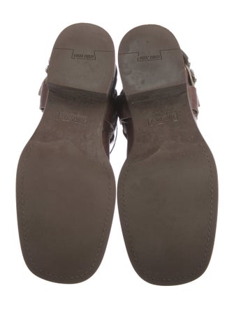 Miu Miu Leather Moto Boots