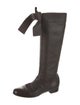 Miu Miu Leather Riding Boots