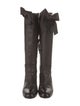 Miu Miu Leather Riding Boots