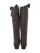 Miu Miu Leather Riding Boots