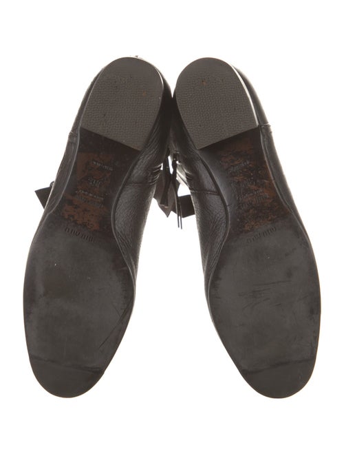 Miu Miu Leather Riding Boots