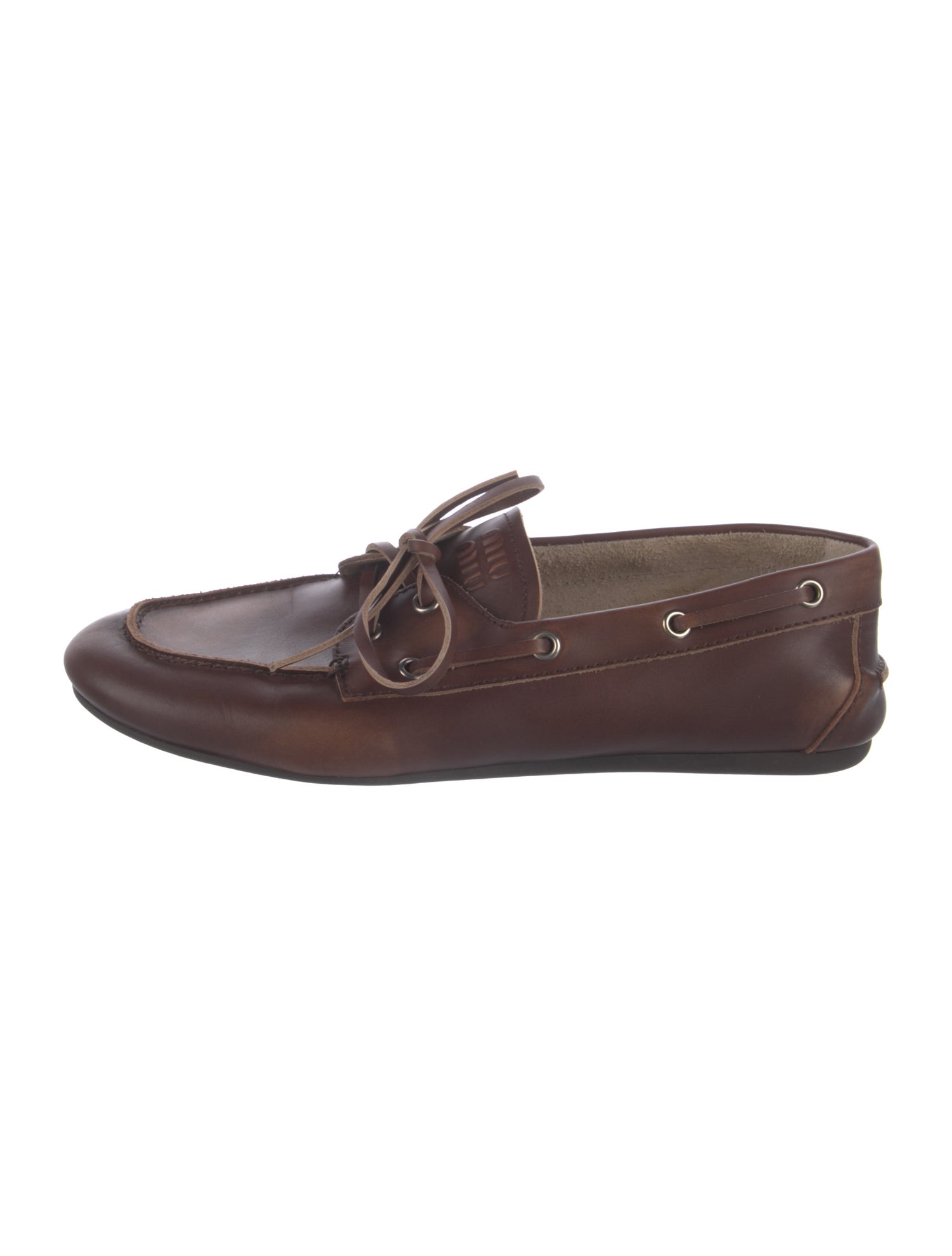 Miu Miu Leather Loafers