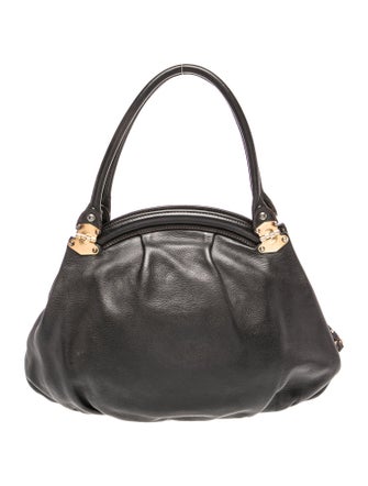 Miu Miu Leather Top Handle Bag