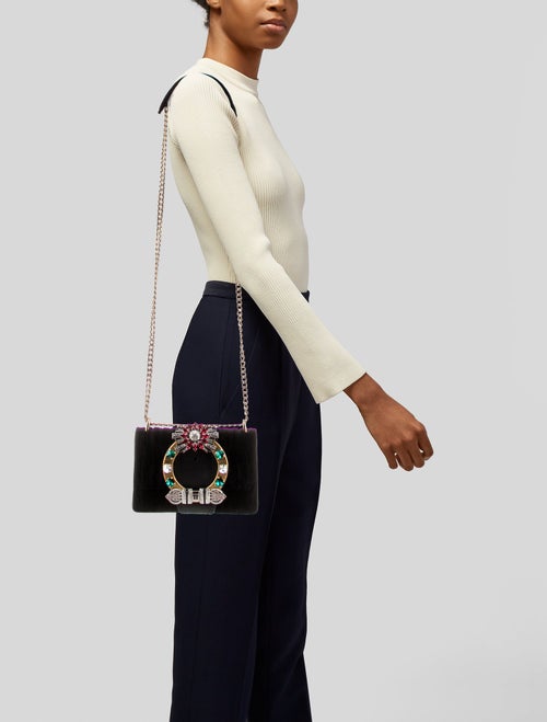 Miu Miu Velvet Crossbody Bag