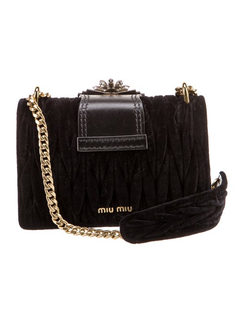 Miu Miu Velvet Crossbody Bag